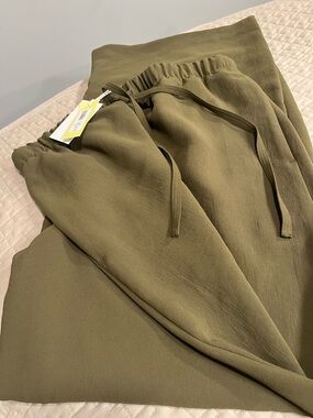 Aritzia pull on Green Drawstring Lounge Pants